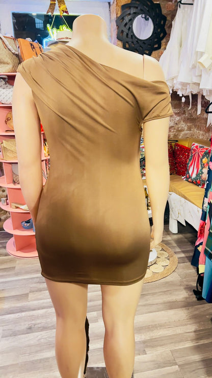 Drop Sleeve Mini Dress
