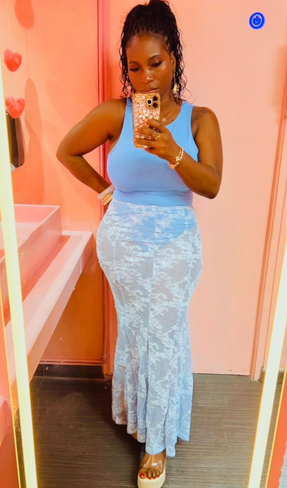 Lace Maxi Skirt