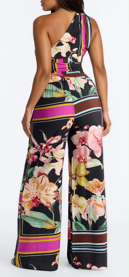 2 Piece Floral Pant Set