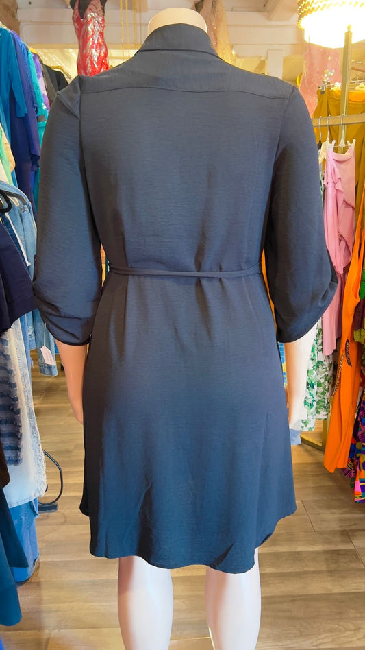 Women Button Down Shirt Dress