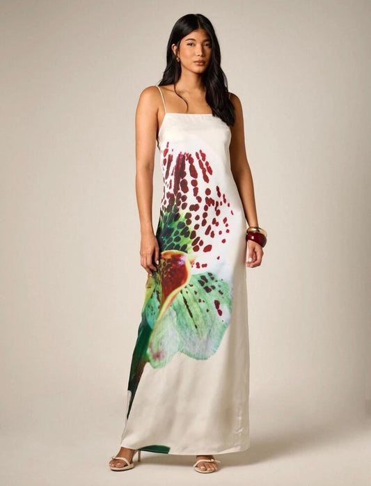 Kelly Satin Maxi Dress