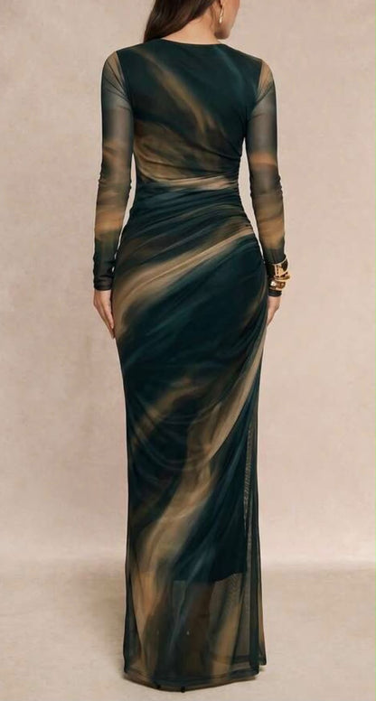 Emily Fitted Maxi Dress