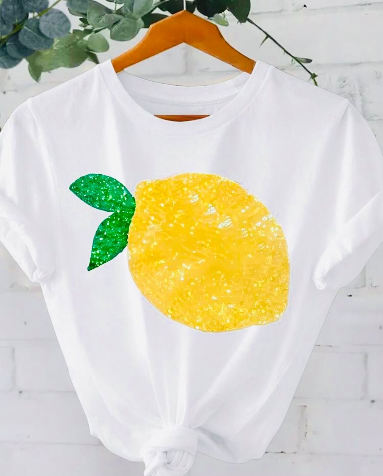 Round Neck Lemon T-Shirt