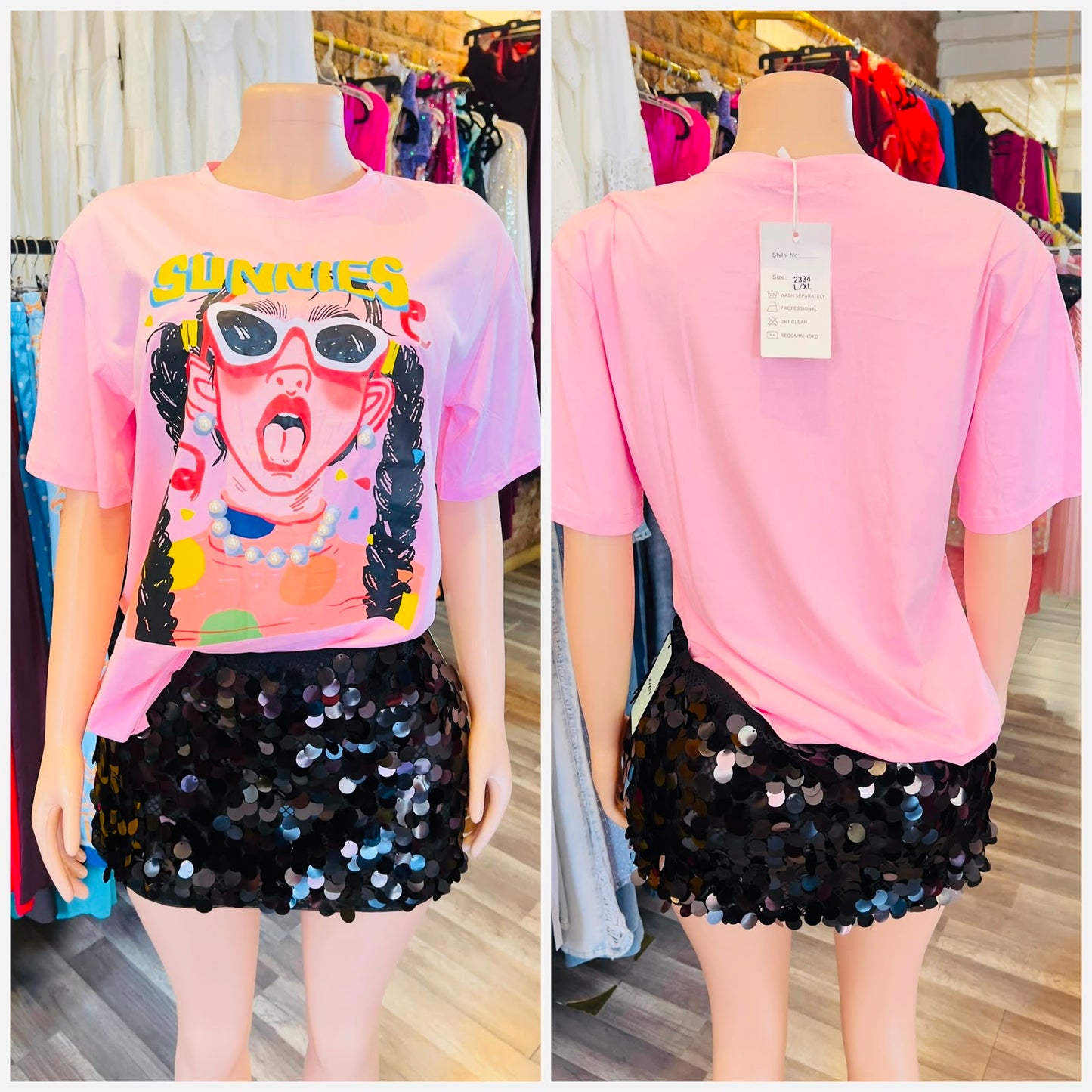 Sequin Mini Skirt