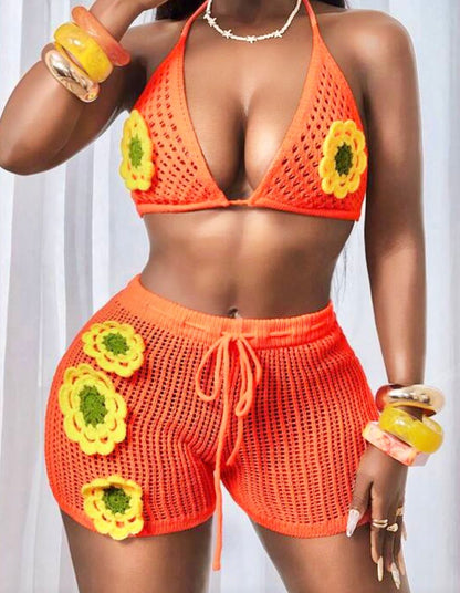 Crochet Shirt Set