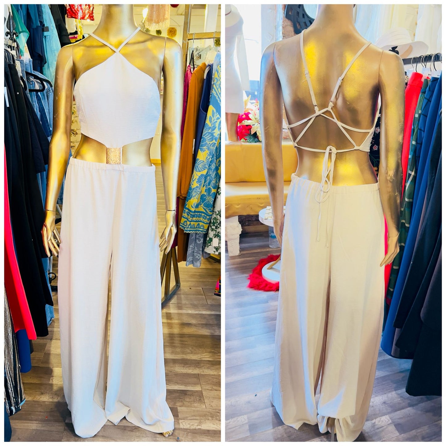 Lala Jumpsuit With Gold Buckle