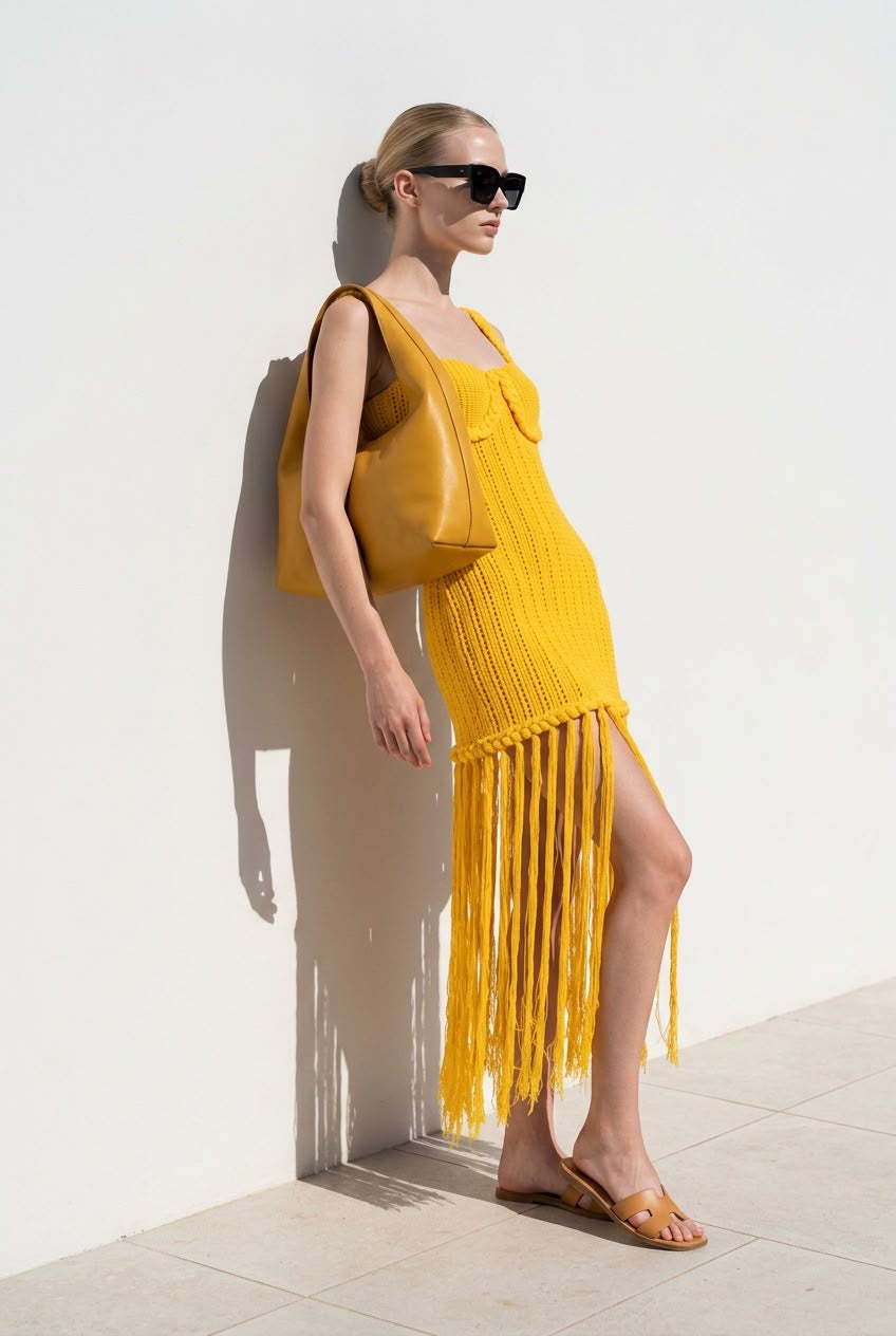 Crochet Fringe Dress