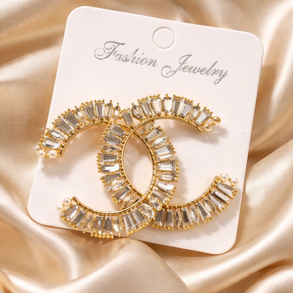 Chanel Rhinestone Brooches