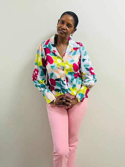 Floral Long Sleeve Shirt