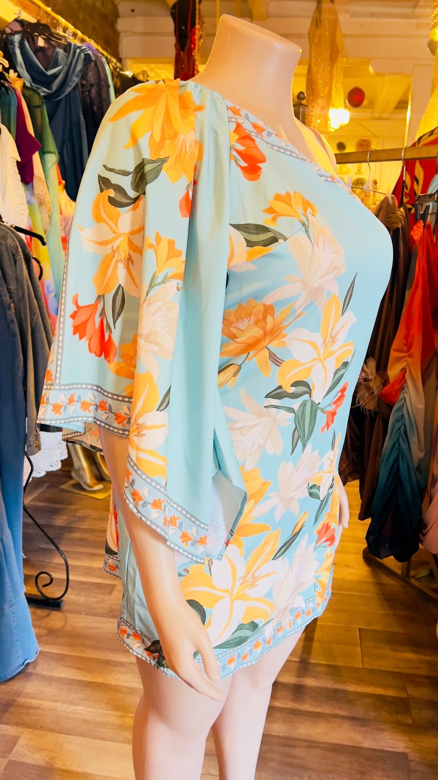 Floral One Shoulder Dress