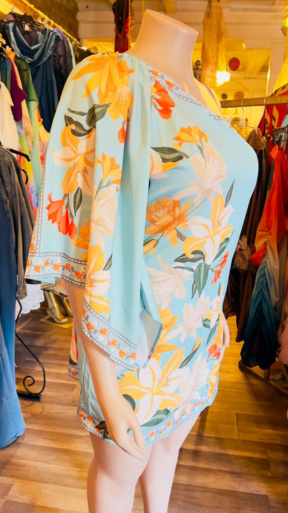 Floral One Shoulder Dress