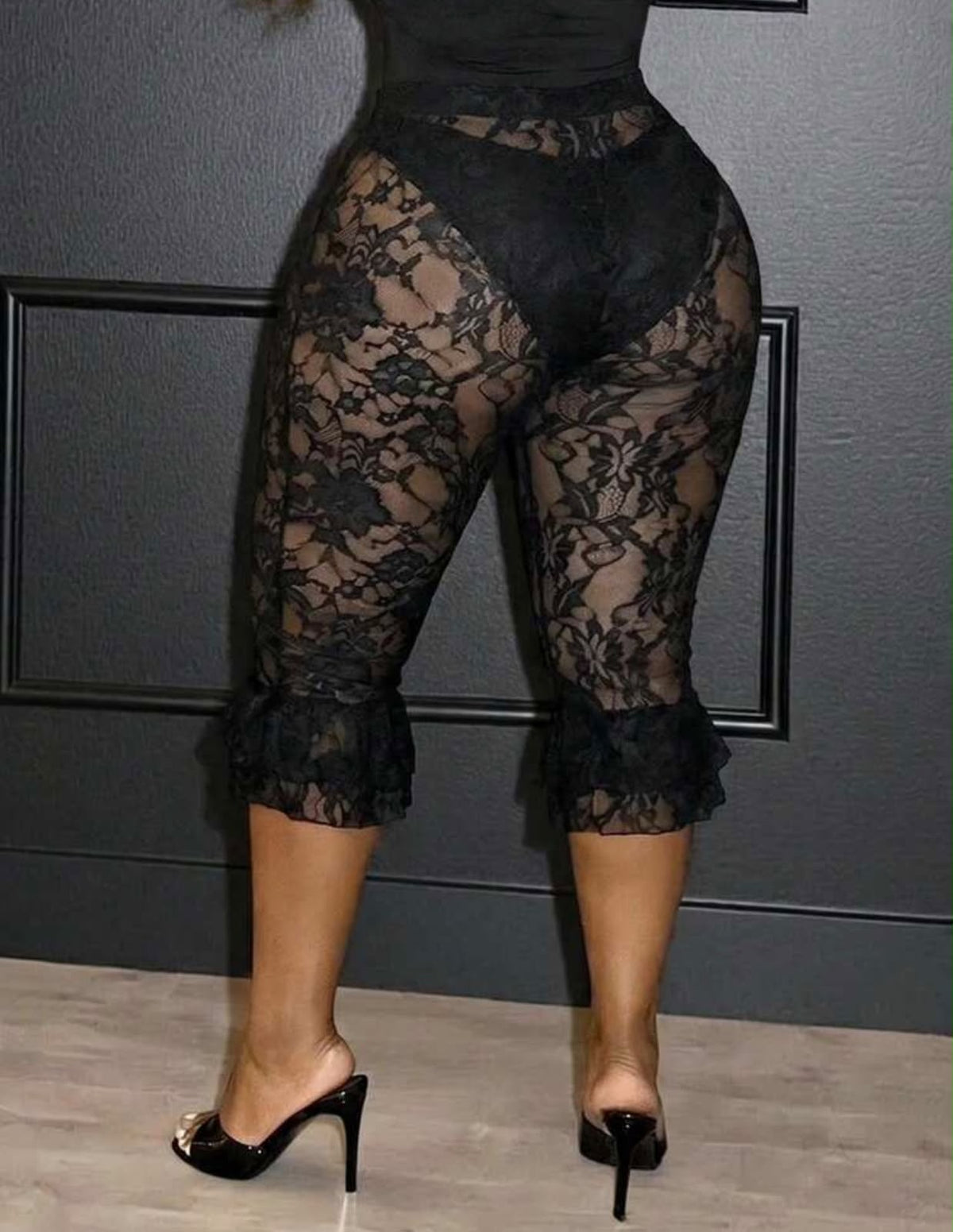 Sexy Layer Bow Lace Pant