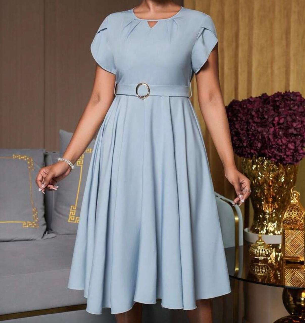 A-Line Midi Dress