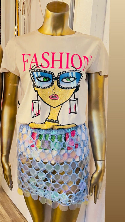 Rhinestone T-Shirt