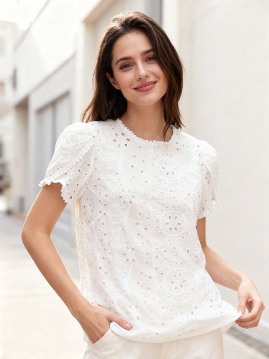 Eyelet Blouse