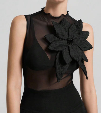 Sheer Rose Blouse