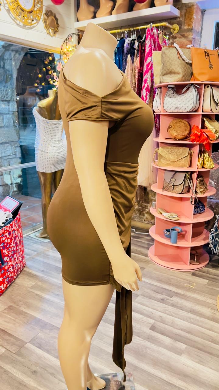 Off Shoulder Mini Dress