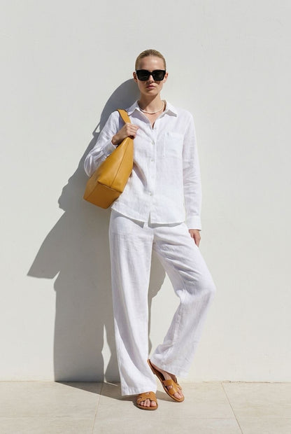 Cotton Linen Pant Set