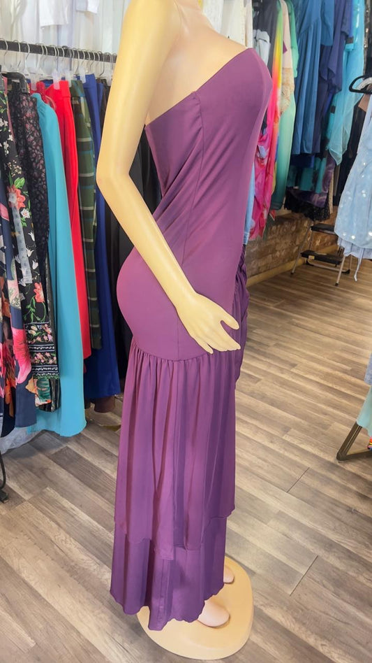 Elegant Maxi High Slit Dress