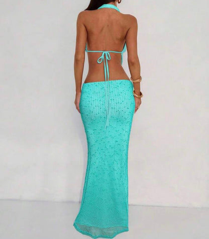 Halter Crochet Dress
