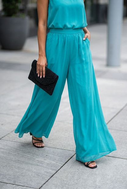 Chiffon Wide Leg Pants