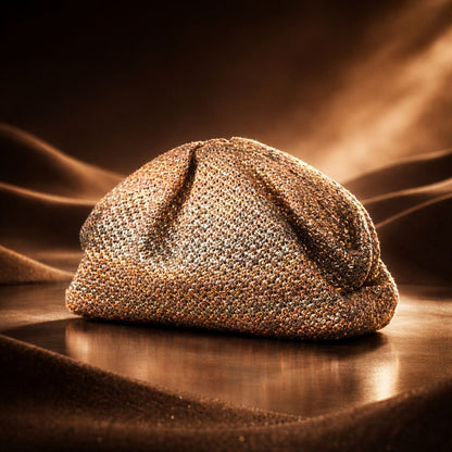 Straw Clutch With Chain