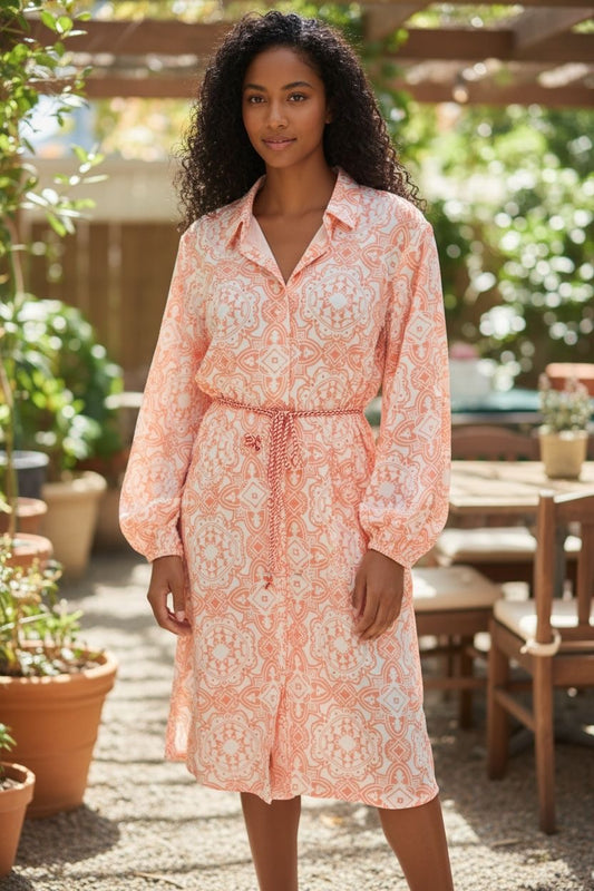 Long Sleeve Flair Dress