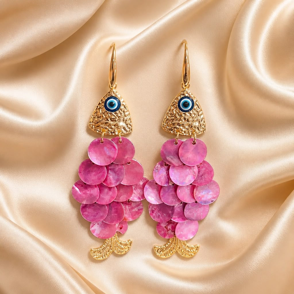 Stainless Steel Fish Earring