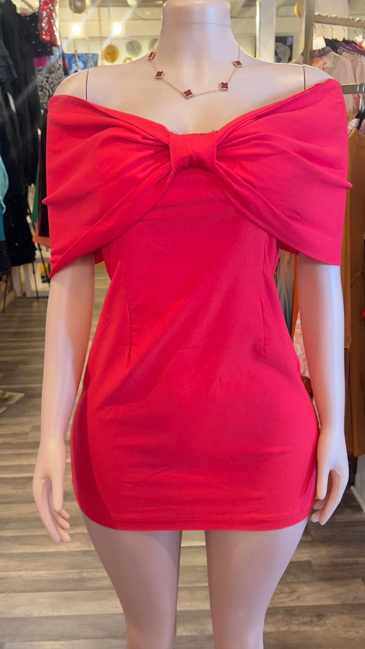 Off Shoulder Sweetie Mini Dress