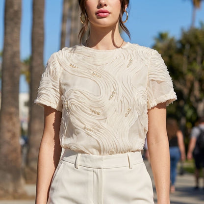 Pearl Detail Blouse