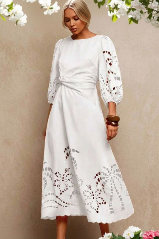 Details Woven Maxi Dress