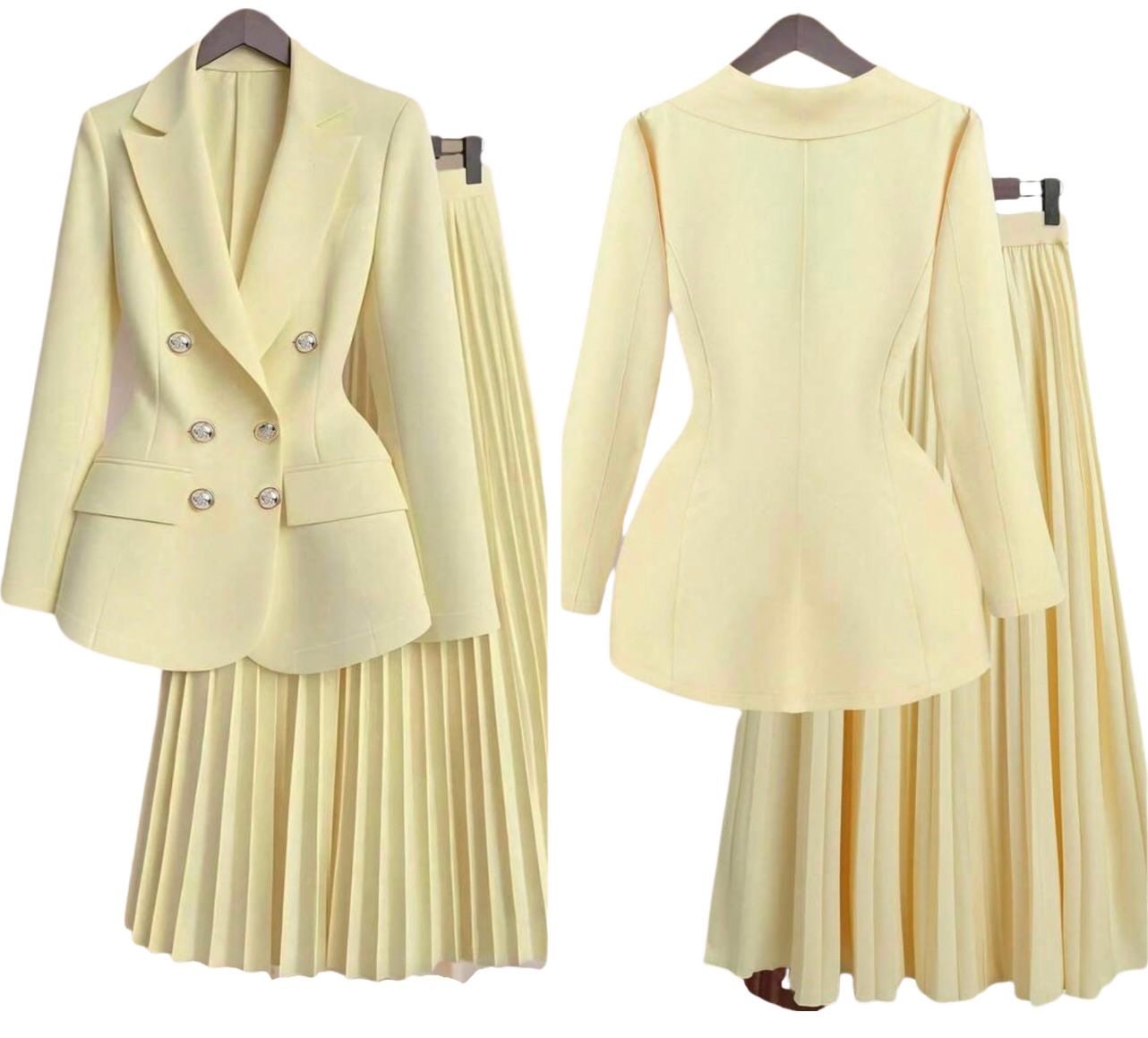 Pleated Skirt Set