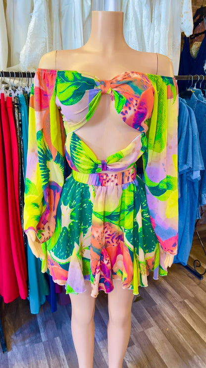 Floral Skirt Set