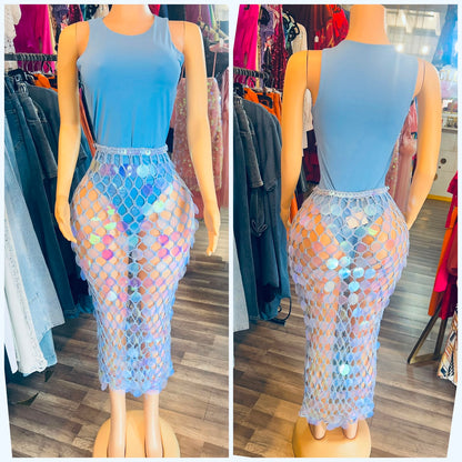 Beach Skirt Sequin