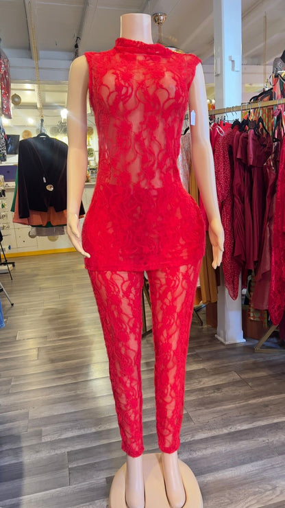 Lace Two Piece Set
