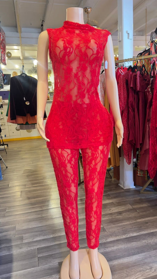 Lace Two Piece Set