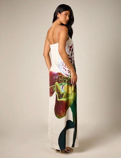 Kelly Satin Maxi Dress