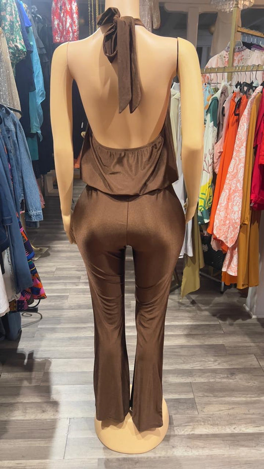 Spandex Halter Jumpsuit