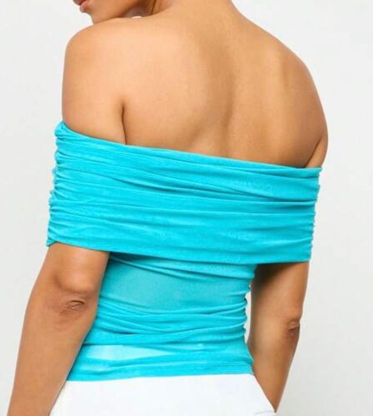 Off Shoulder Fitted Blouse