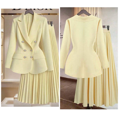 Pleated Skirt Set