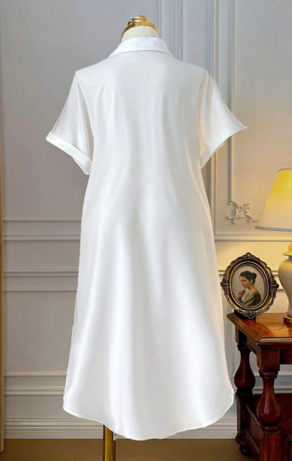 Painted Shirt Dress