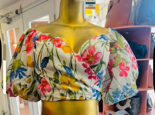 Floral Off Shoulder Blouse
